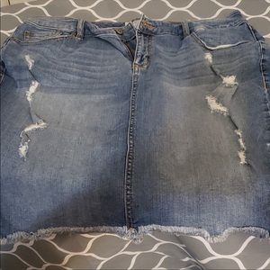 Torrid denim skirt